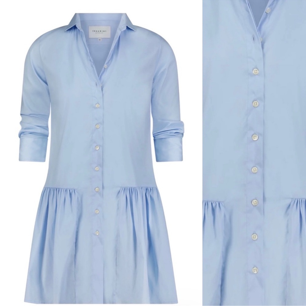 The Drop Waist Shirt Dress - Picture 2 of 7